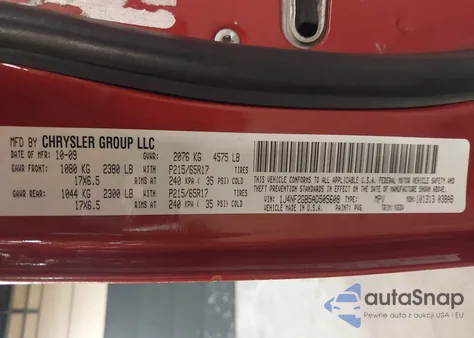 2010 Jeep Patriot Sport z USA, uszkodzony, nr VIN 1J4NF2GB5AD505608